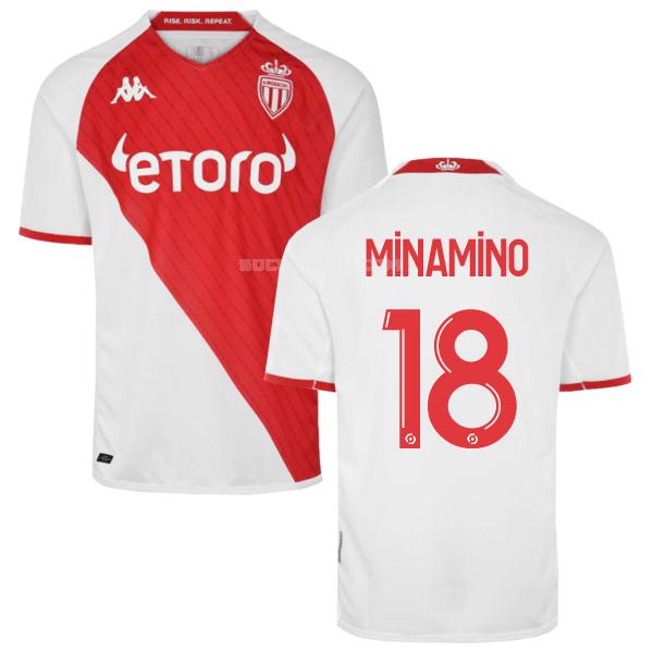 asモナコ 2022-23 minamino ホーム ユニフォーム
