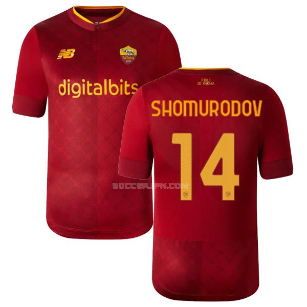 asローマ 2022-23 shomurodov ホーム レプリカ ユニフォーム