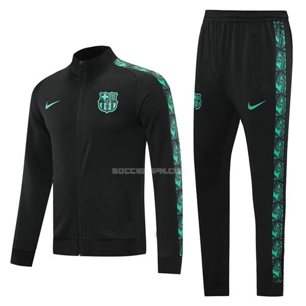 fcバルセロナ 2020-21 ブラック-緑 ジャケット