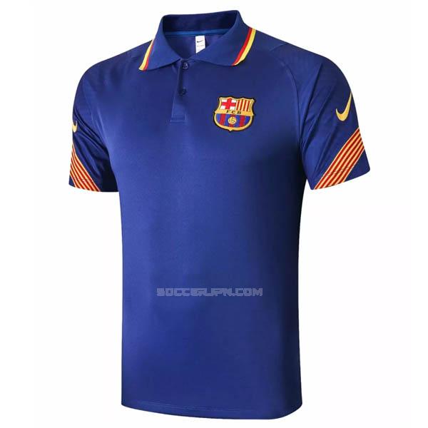 fcバルセロナ 2020-21 青い ポロシャツ