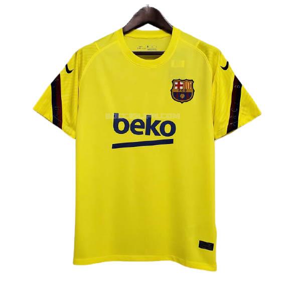 fcバルセロナ 2020-21 黄 プラクティスシャツ