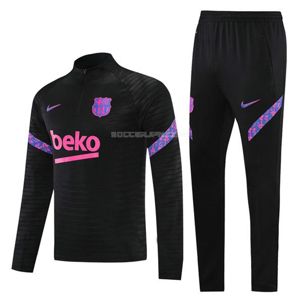 fcバルセロナ 2021-22 08g12 ブラック サッカー スウェットシャツ