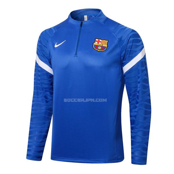 fcバルセロナ 2021-22 top 青い サッカー スウェットシャツ