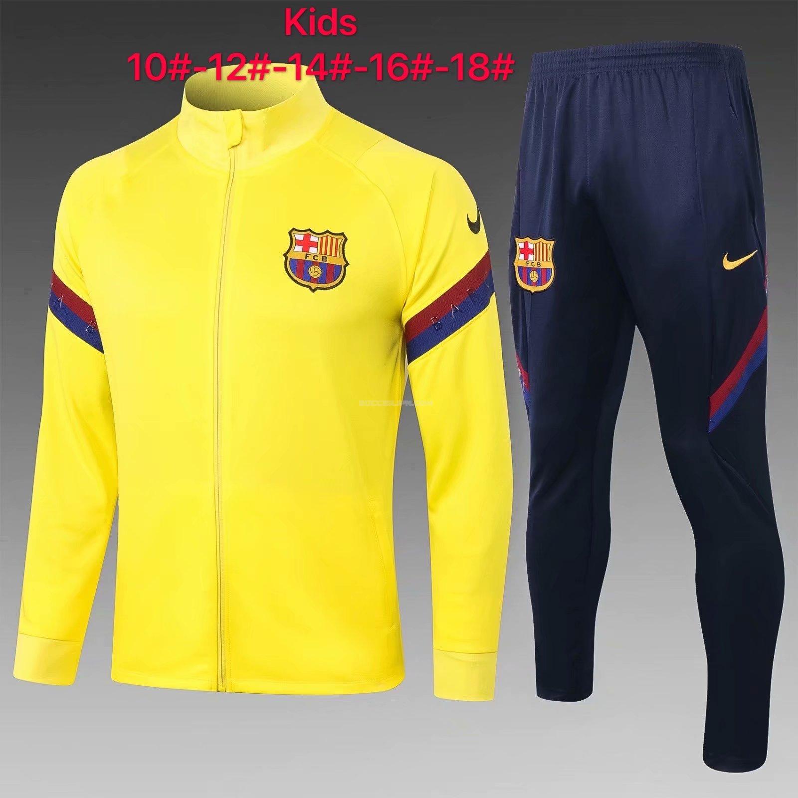 fcバルセロナ 2021 ジュニア 黄 ジャケット