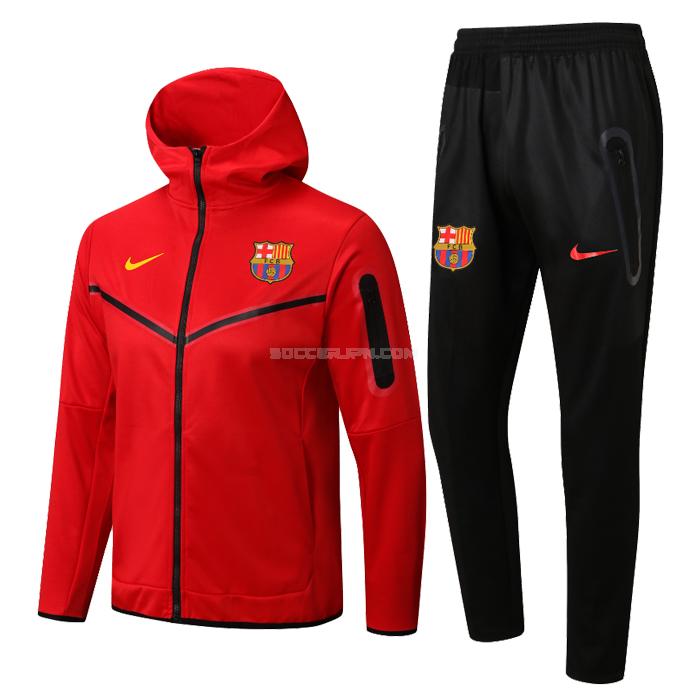 fcバルセロナ 2022-23 22125a1 赤 フード付きジャケット