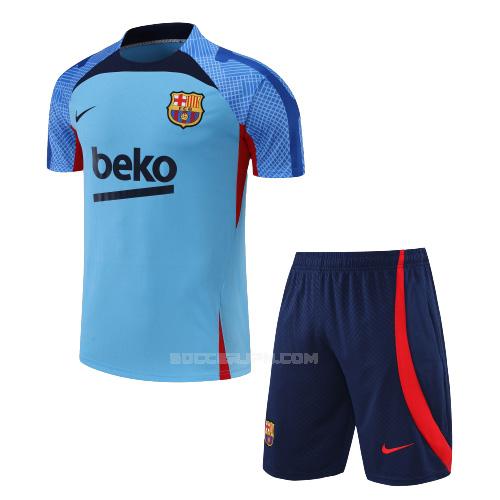 fcバルセロナ 2022-23 スーツ 青い プラクティスシャツ