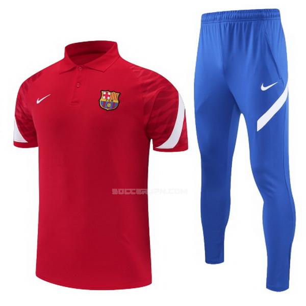 fcバルセロナ 2022 スーツ 赤 ポロシャツ