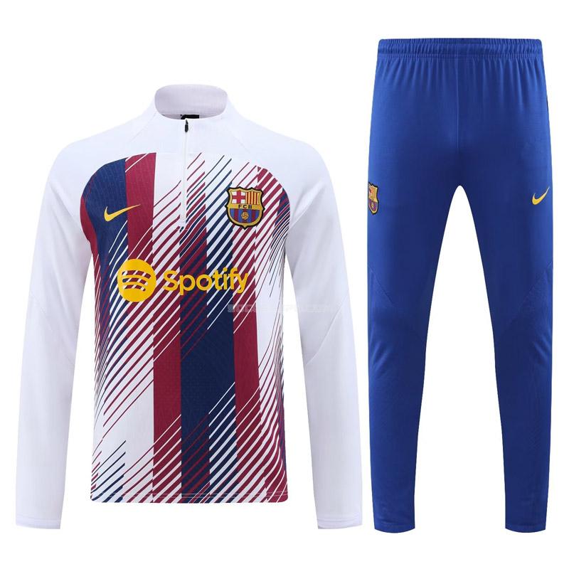 fcバルセロナ 2023-24 23819a1 白い サッカー スウェットシャツ