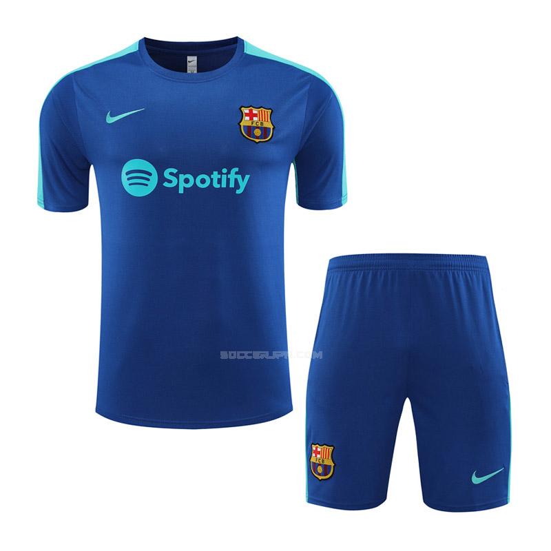 fcバルセロナ 2023-24 青い プラクティスシャツセット