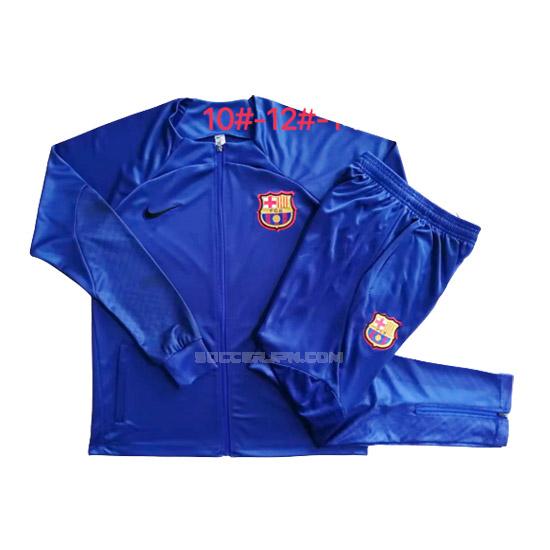 fcバルセロナ 2023 ジュニア 23115a1 青い ジャケット