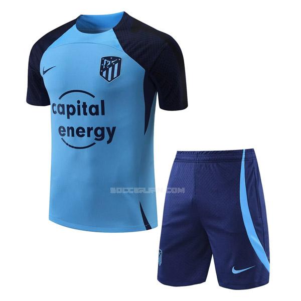アトレチコ マドリッド 2022-23 スーツ 22830a 青い プラクティスシャツ