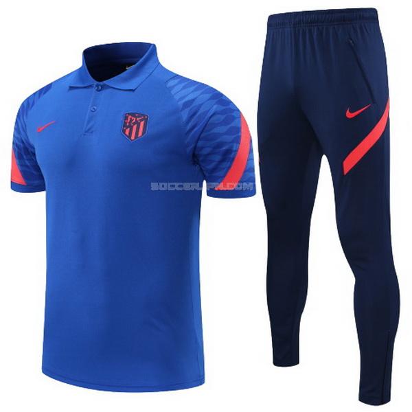 アトレチコ マドリッド 2022 スーツ 青い ポロシャツ