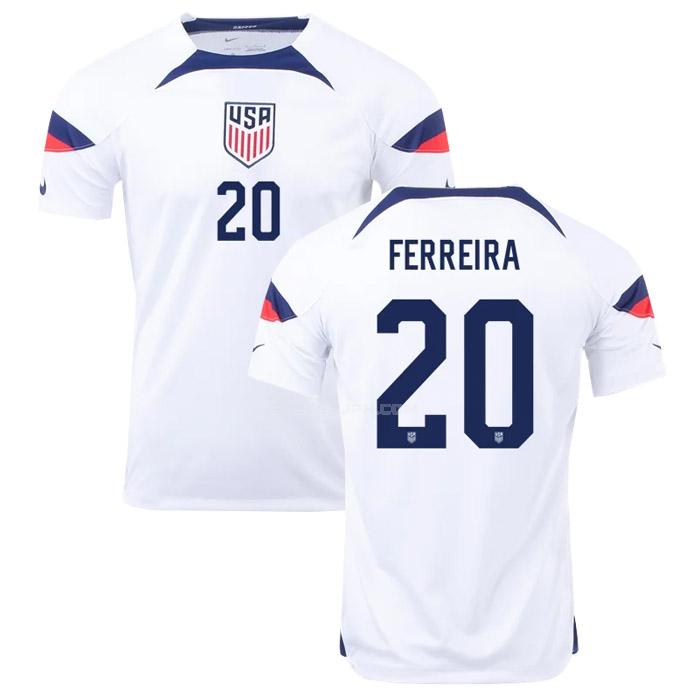 アメリカ 2022 ferreira ワールドカップ ホーム ユニフォーム