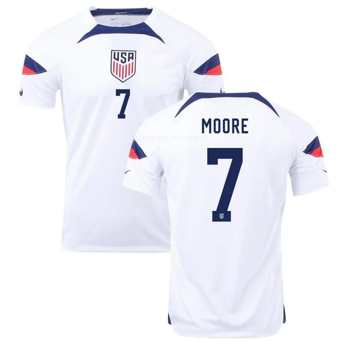 アメリカ 2022 moore ワールドカップ ホーム ユニフォーム