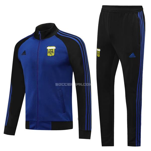 アルゼンチン 2020-21 青い-ブラック レプリカ ジャケット