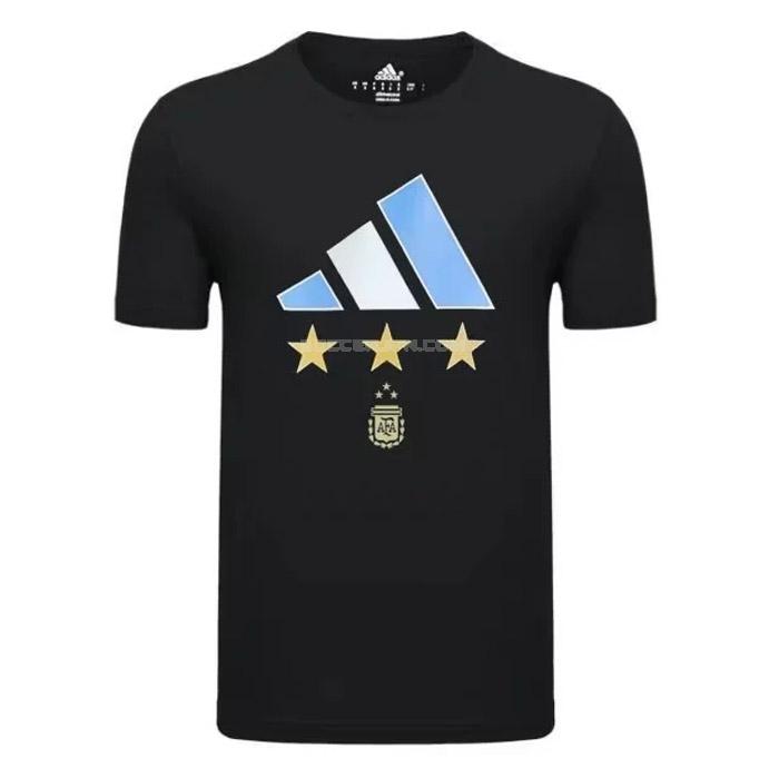 アルゼンチン 2022 3 star ブラック t-shirt