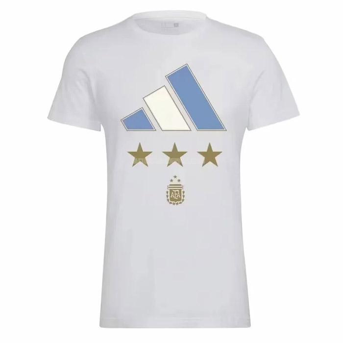 アルゼンチン 2022 3 star 白い t-shirt