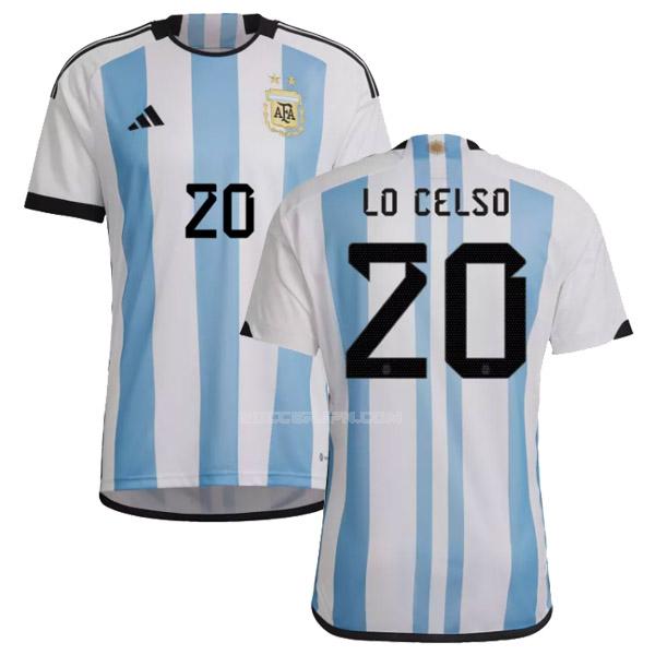 アルゼンチン 2022 lo celso ホーム ユニフォーム