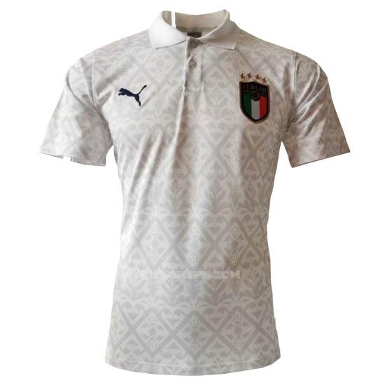 イタリア 2020-21 白い ポロシャツ