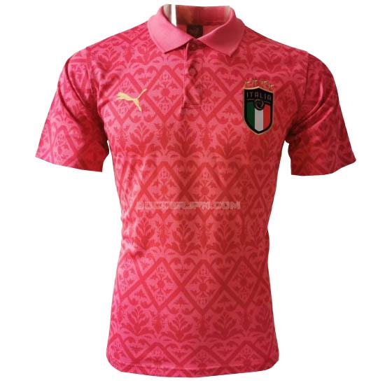 イタリア 2020-21 赤 ポロシャツ