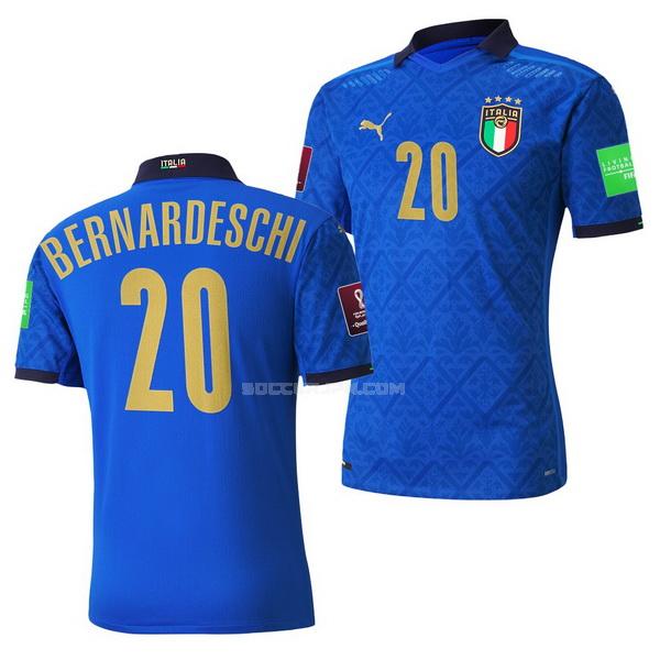 イタリア 2021-22 bernardeschi ホーム レプリカ ユニフォーム