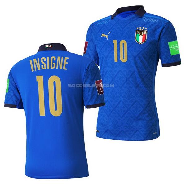イタリア 2021-22 lorenzo insigne ホーム レプリカ ユニフォーム