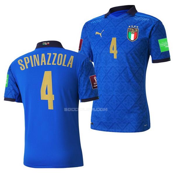 イタリア 2021-22 spinazzola ホーム レプリカ ユニフォーム