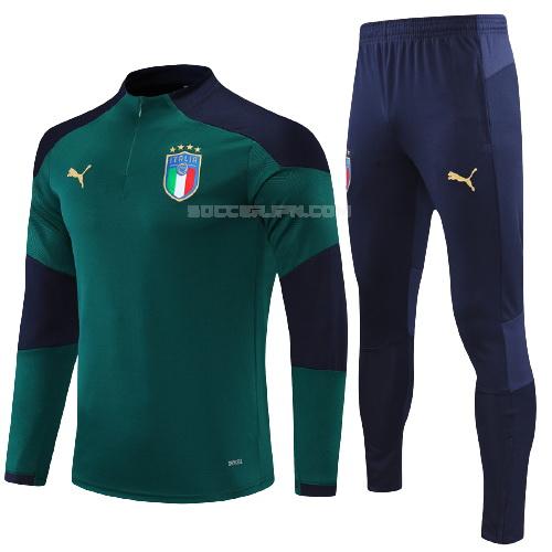 イタリア 2021-22 ジュニア 緑 サッカー スウェットシャツ