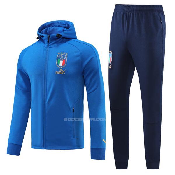 イタリア 2022-23 青い 22813a フード付きジャケット