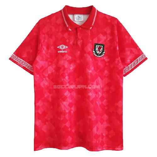 ウェールズ 1990-92 ホーム レトロユニフォーム