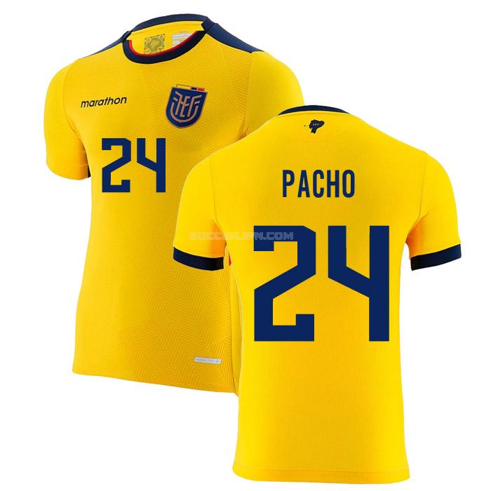 エクアドル 2022 pacho ワールドカップ ホーム ユニフォーム