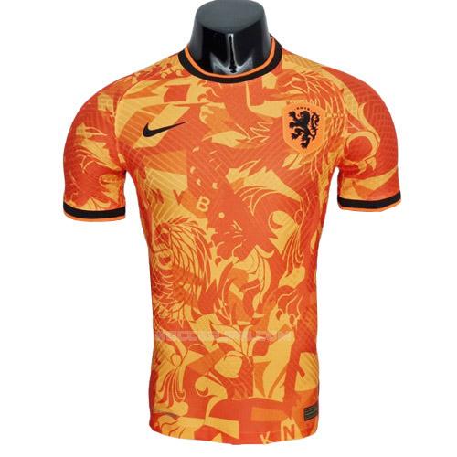 オランダ 2022 プレイヤー版 オレンジ プラクティスシャツ