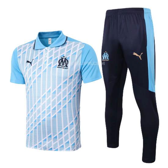 オリンピック マルセイユ 2020-21 青い ポロシャツセット