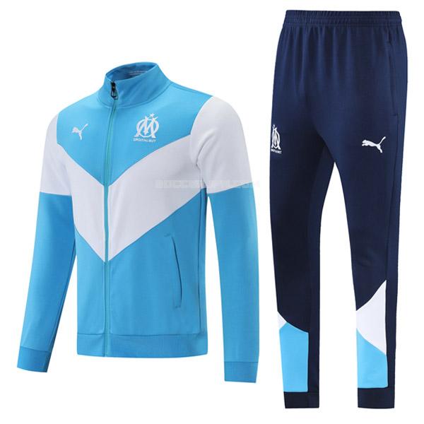 オリンピック マルセイユ 2021-22 08g45 青い 白い ジャケット
