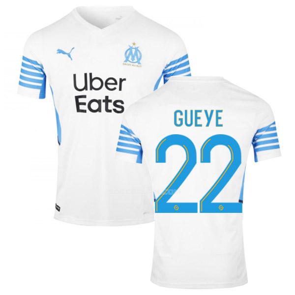 オリンピック マルセイユ 2021-22 gueye ホーム レプリカ ユニフォーム