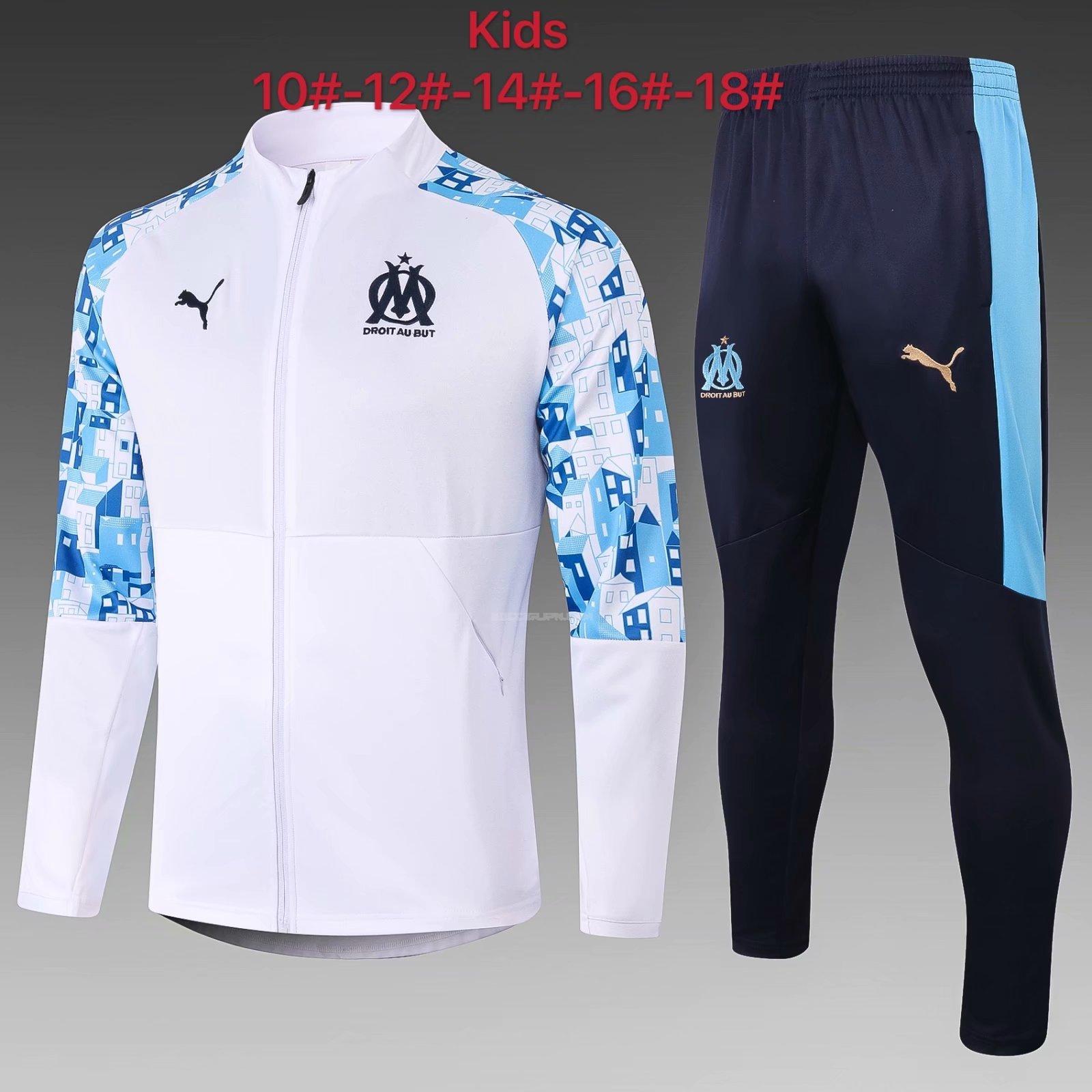 オリンピック マルセイユ 2021 ジュニア 白い ジャケット
