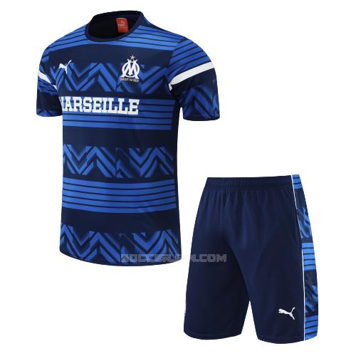 オリンピック マルセイユ 2022-23 スーツ 青い プラクティスシャツ