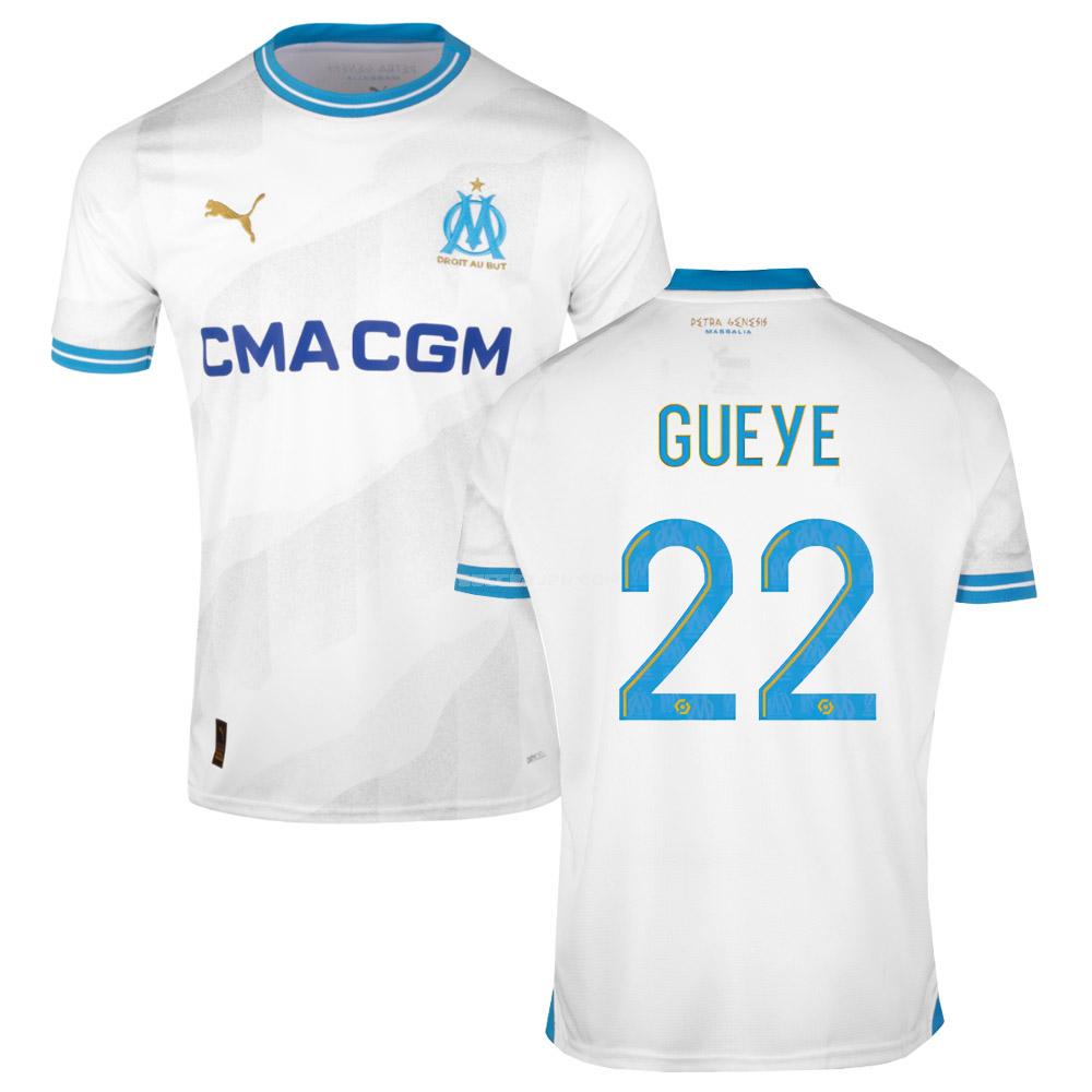 オリンピック マルセイユ 2023-24 gueye ホーム ユニフォーム