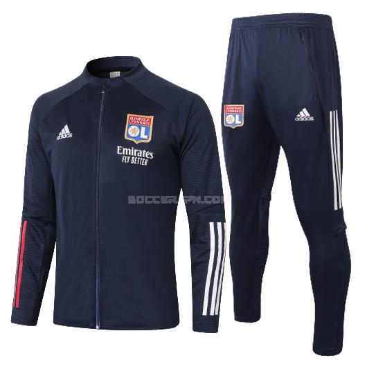 オリンピック リヨン 2020-21 紺 ジャケット