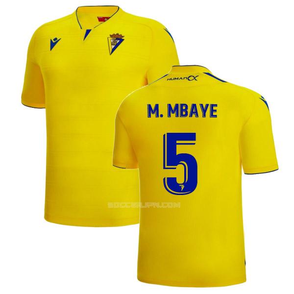 カディスcf 2022-23 m. mbaye ホーム ユニフォーム