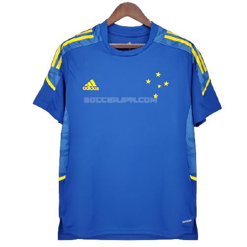 クルゼイロec 2021 青い プラクティスシャツ