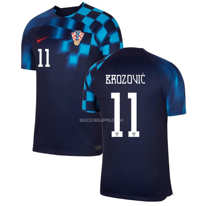 クロアチア 2022 brozovic ワールドカップ アウェイ ユニフォーム