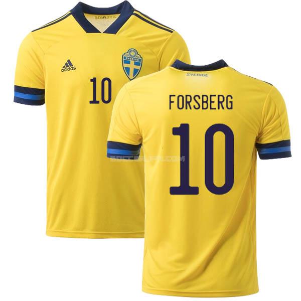 スウェーデン 2020-2021 forsberg ホーム レプリカ ユニフォーム
