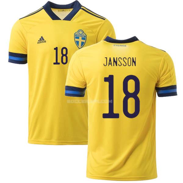 スウェーデン 2020-2021 jansson ホーム レプリカ ユニフォーム