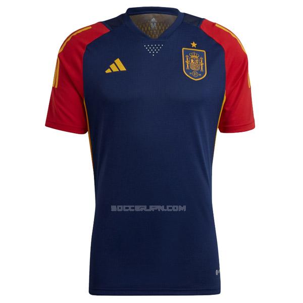 スペイン 2022 ワールドカップ 青い プラクティスシャツ