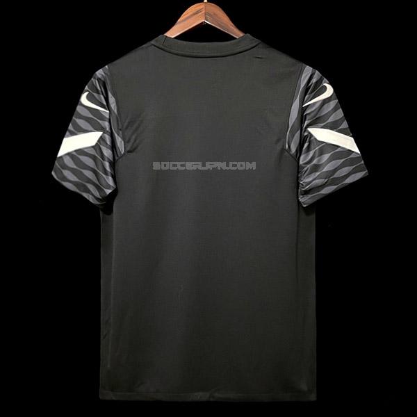 スポルティングcp 2021-22 ブラック プラクティスシャツ 