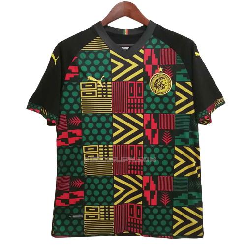 セネガル 2022 ブラック プラクティスシャツ