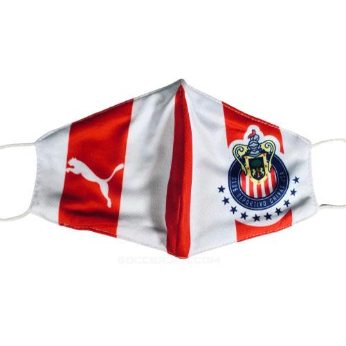 チーバス グアダラハラ 2020-21 赤-白い マスク