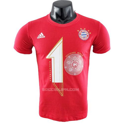 バイエルン ミュンヘン 2022 10 campione 赤 t-shirt