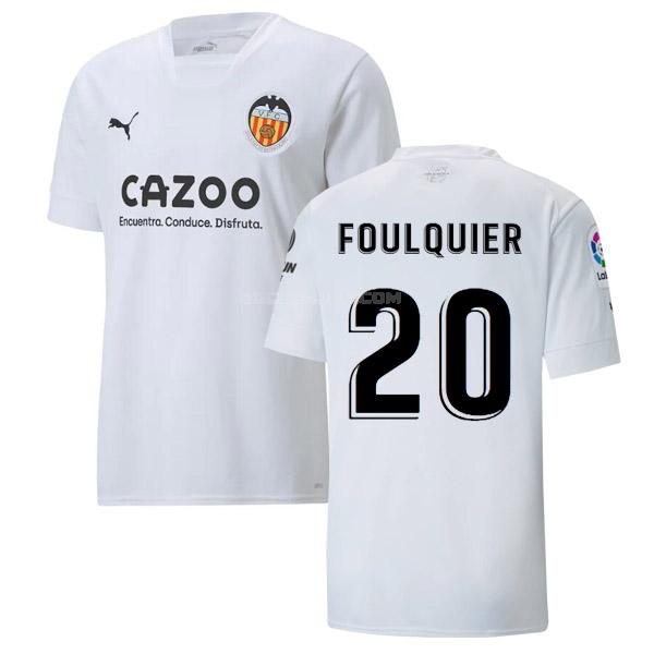 バレンシアcf 2022-23 foulquier ホーム ユニフォーム